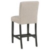 Coaster Home Furnishings Alba Boucle Upholstered Counter Height Dining Chair Beige and Charcoal Grey (Set of 2) - 4 of 4