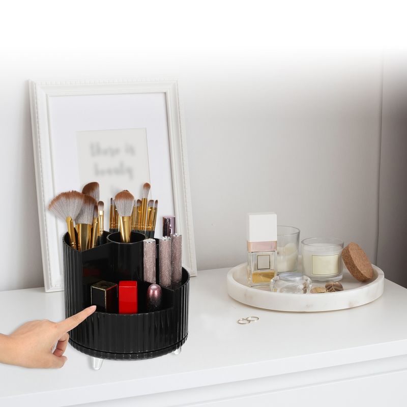 Unique Bargains Home Office Bathroom Rotating 360-Degree Rotatable Makeup Organizer 1 Pc, 3 of 7