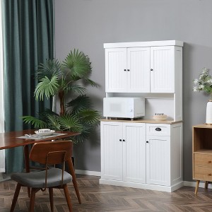 NicBex 71" Modern Buffet Cabinet with Storage Freestanding Kitchen Sideboard Hutch Cabinet with Adjustable Shelves for Dining Room - 1 of 4