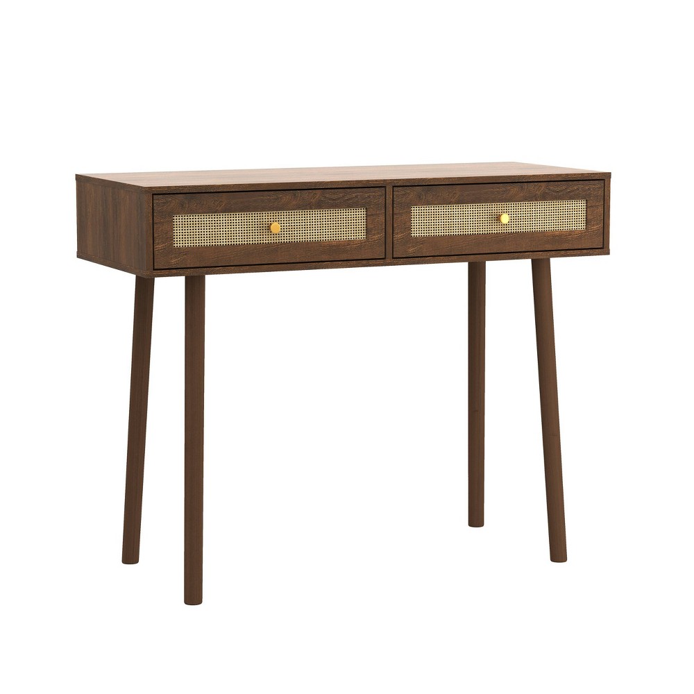 Loft and Luv Coda Console Table Walnut Brown - Atlantic