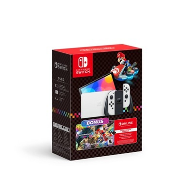 Nintendo Switch OLED Model: Mario Kart 8 Deluxe Bundle