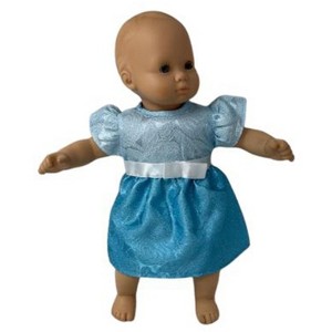 Doll Clothes Superstore Two Tone Sparkle Dress Fits 15-16 Inch Baby And Cabbage Patch Kid Dolls - 1 of 4