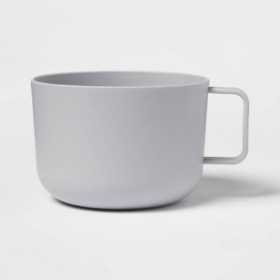 Kook Matte Soup Mugs, 25 Oz, Set Of 2, Cherry/grey : Target