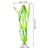 Unique Bargains Plastic Water Plants Aquarium Fish Tank Decorations Artificial Plants Grass Green 14.17" 5 Pcs - 4 of 4