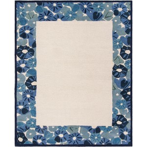 Martha Stewart Poppy Border - MSR3629 - Indoor Hand Tufted Rugs - 1 of 2