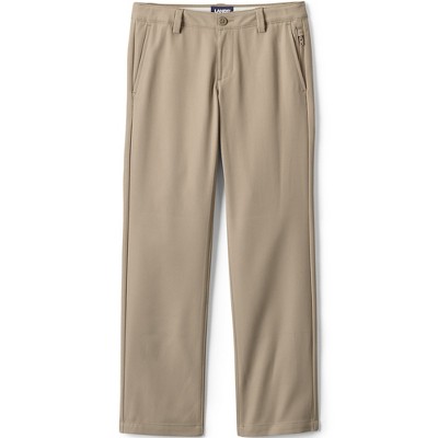 Lands' End School Uniform Kids Active Performance Chino Pants - 8 ...