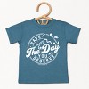 The Juniper Shop SmileyWorld Have The Day You Deserve Circle Toddler Short Sleeve Tee - 2 of 4
