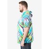Liberty Blues by KingSize Men's Big & Tall Short-Sleeve Hoodie - 4 of 4