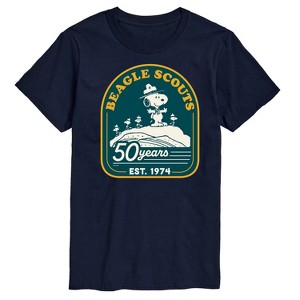 Men's - Peanuts - Fifty Years Mountain Short Sleeve Graphic T-Shirt - 1 of 4