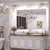 Keonjinn LED Backlit Bathroom Vanity Wall Mirror, 3 Color Temperatures Dimmable, Anti-Fog - 2 of 4