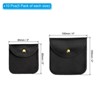 Unique Bargains Velvet Portable Rings Necklace Snap Button Storage Jewelry Pouch 10 Pcs - 2 of 4