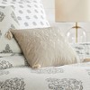 Kamira Spa Embroidered Medallion Tassel Pillow - Levtex Home - 2 of 3