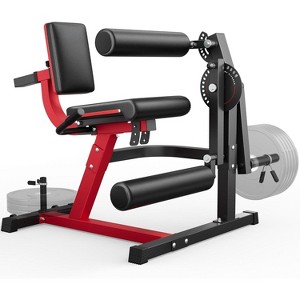 Leg Extension and Curl Machine, Lower Body Special Leg Machine, Adjustable Leg Exercise with Plate Loaded, Leg Rotary Extension - 1 of 4