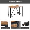 ELJGET Pato Bar Set Acacia Wood Bar Height Patio Bistro Dining Set Outdoor - 4 of 4