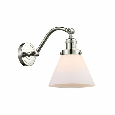 Cone - 1 Light Wall Sconce In Industrial Style-11.5 Inches Tall and 8 Inches Wide