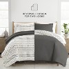 3PC Duvet Cover & Shams Set, Modern Boho Prints, Ultra Soft, Easy Care - Becky Cameron - 2 of 4