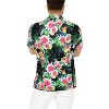 HAPPY BAY Men's Hawaiian Short Sleeve Button Down Shirt Floral Shirt Men Summer Beach Casual Holiday Tropical Shirts for Men Funny - 4 of 4