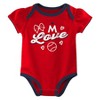 MLB Minnesota Twins Infant Girls' 3pk Bodysuit - 3 of 4