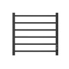 Modern 6-bar electric towel warmer with timer, wall-mountable for bathrooms. Quick-heating, energy-efficient. - 4 of 4