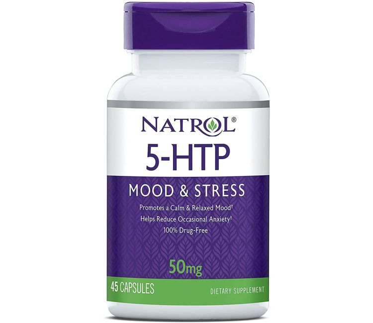 Natrol Dietary Supplements 5-Htp 50 mg Capsule 45ct, 1 of 3