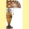 Chloe Lighting Prisma Tiffany-Style 3 Light Double Lit Table Lamp 18" Shade - 3 of 4