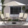 Tangkula Fillable Patio Umbrella Base Outdoor Market Umbrella Stand w/ Handle for Yard - 4 of 4