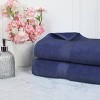 Luxury Cotton Heavyweight Ultra-Plush Bath Sheet Set of 2 by Blue Nile Mills - 2 of 4