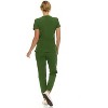 Saint Scrubs Womens 9-Pocket Medical Uniform Set- V-Neck Stretch Top with Seven Pocket Jogger Scrub Pant - 2 of 4