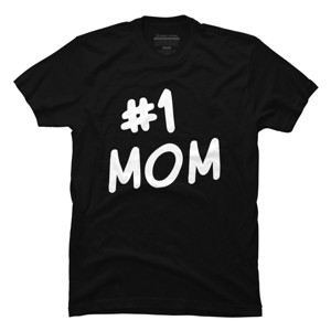 Men's Design By Humans Mother's Day 1# Best Mom in the World By happieeagle T-Shirt - 1 of 2