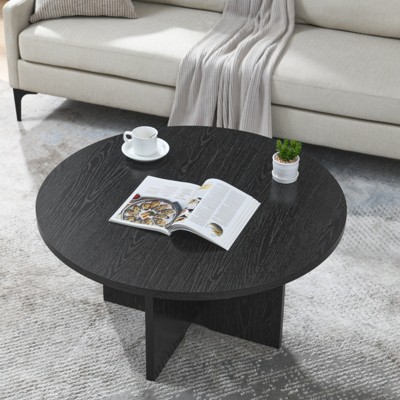 ALEXOUN Coffee Table – MDF, 330 lbs Load, Sleek Veneer, Easy-Clean Surface – Living Room & Office Centerpiece for Families