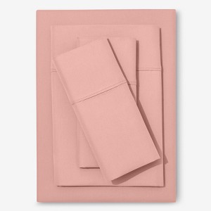 BrylaneHome Solid Damask 6 Piece Sheet Set - 1 of 3