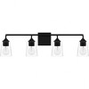 Quoizel Lighting Thoresby 4 - Light Vanity in  Matte Black - 3 of 4