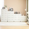 KTMBDW Fluted 7 Drawer Dresser for Bedroom, Modern Drawer Dressers with Metal Handles of Drawers, Wood Drawer Organizer for Bedroom, Living Room - 4 of 4