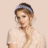 Unique Bargains Women's Thick Braided Knotted Non-slip Fashion Elastic Solid Color Headband 1 Pc - 2 of 4