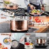 imarku Tri-Ply Clad Stainless Steel 14PCS Cookware Set with Lids, Hangered Handle Pots and Pans Nonstick, Induction RV Kitchen Set, Dishwasher Safe - 4 of 4