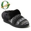 Dearfoams Women's Hannah Festive Knit Clog House Shoe Slipper - 2 of 4