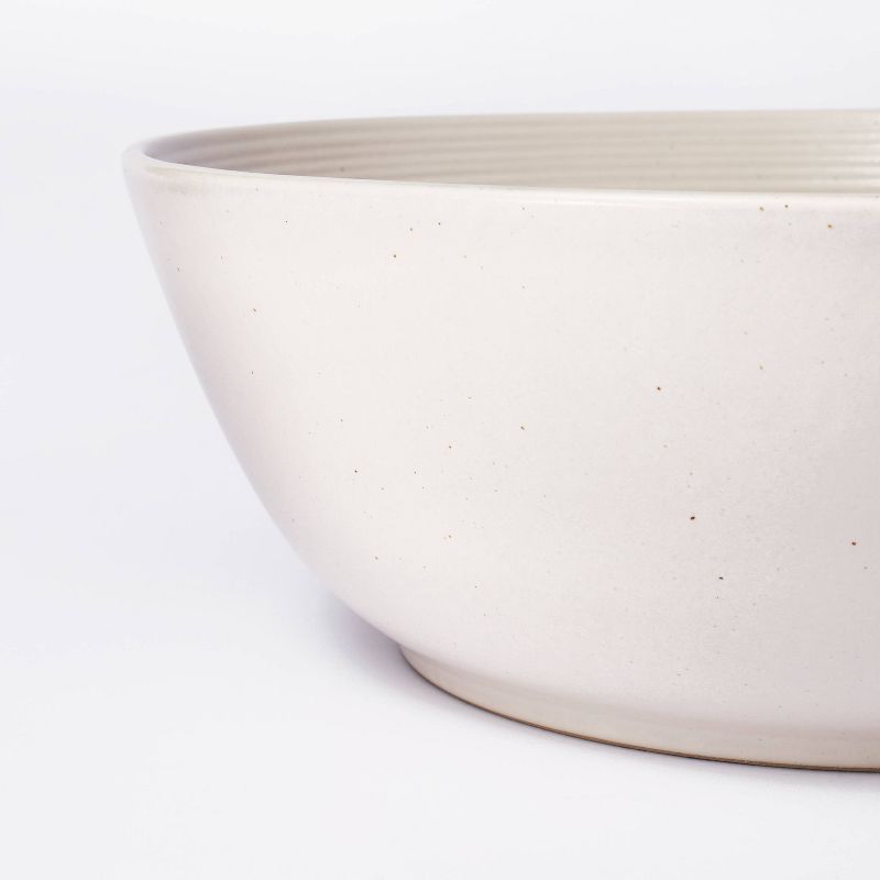 169oz Stoneware Serving Bowl Cream - Threshold&#8482; designed with Studio McGee, 4 of 5