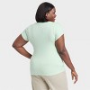 Women's Short Sleeve Ribbed T-Shirt - A New Day™ - 2 of 3