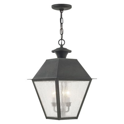 Livex Lighting Mansfield 3 - Light Pendant in  Charcoal