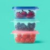 Rectangle Food Storage Container - 8oz/3pk - up&up™ - 2 of 3