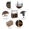 Jojoka Bar Cabinet,Large Capacity Liquor Cabinet with Storage,Adjustable Shelves for Glassware - 4 of 4