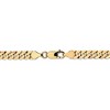 Black Bow Jewelry 6.1mm 14k Yellow Gold Beveled Curb Chain Bracelet - 3 of 4