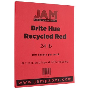 JAM Paper Brite Hue 24lb Paper 8.5" x 11" 100pk - 1 of 3