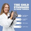 Wealuxe Premium Hand Towels for Bathroom - 12 Pack Cotton Hand Towel Bulk for Gym, Kitchen and Spa, Terry Salon Towels - 16x27" - 2 of 4