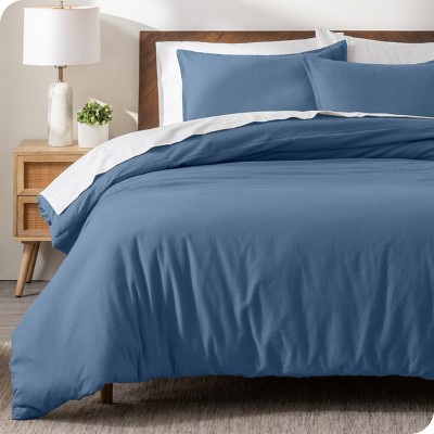 Cotton Flannel Duvet Cover & Sham Set by Bare Home