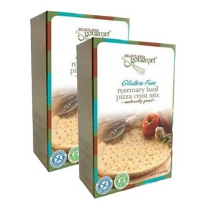 Heartland Gourmet 15.4 oz Gluten Free Rosemary Basil Pizza Crust - Pack of 2 - 1 of 4