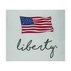 Transpac America The Beautiful USA Flag Sentiment Ceramic Mug Set of 4, Dishwasher Safe - 4 of 4