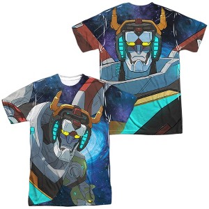 Men's Voltron In Space (Front Back Print) Short Sleeve Costume T-Shirt - 1 of 4