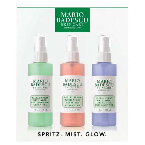 Mario Badescu Skincare Spritz Mist Glow Set - 12 Fl Oz Ulta Beauty : Target