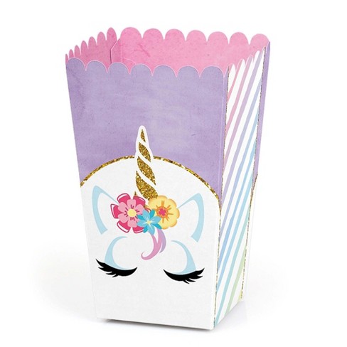 Big Dot Of Happiness Rainbow Unicorn - Square Favor Gift Boxes - Magical  Unicorn Baby Shower Or Birthday Party Bow Boxes - Set Of 12 : Target
